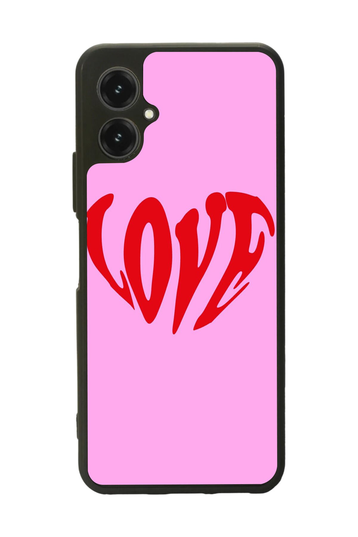 Omix X5 Uyumlu Kalp Love Tasarımlı Glossy Premium Kılıf