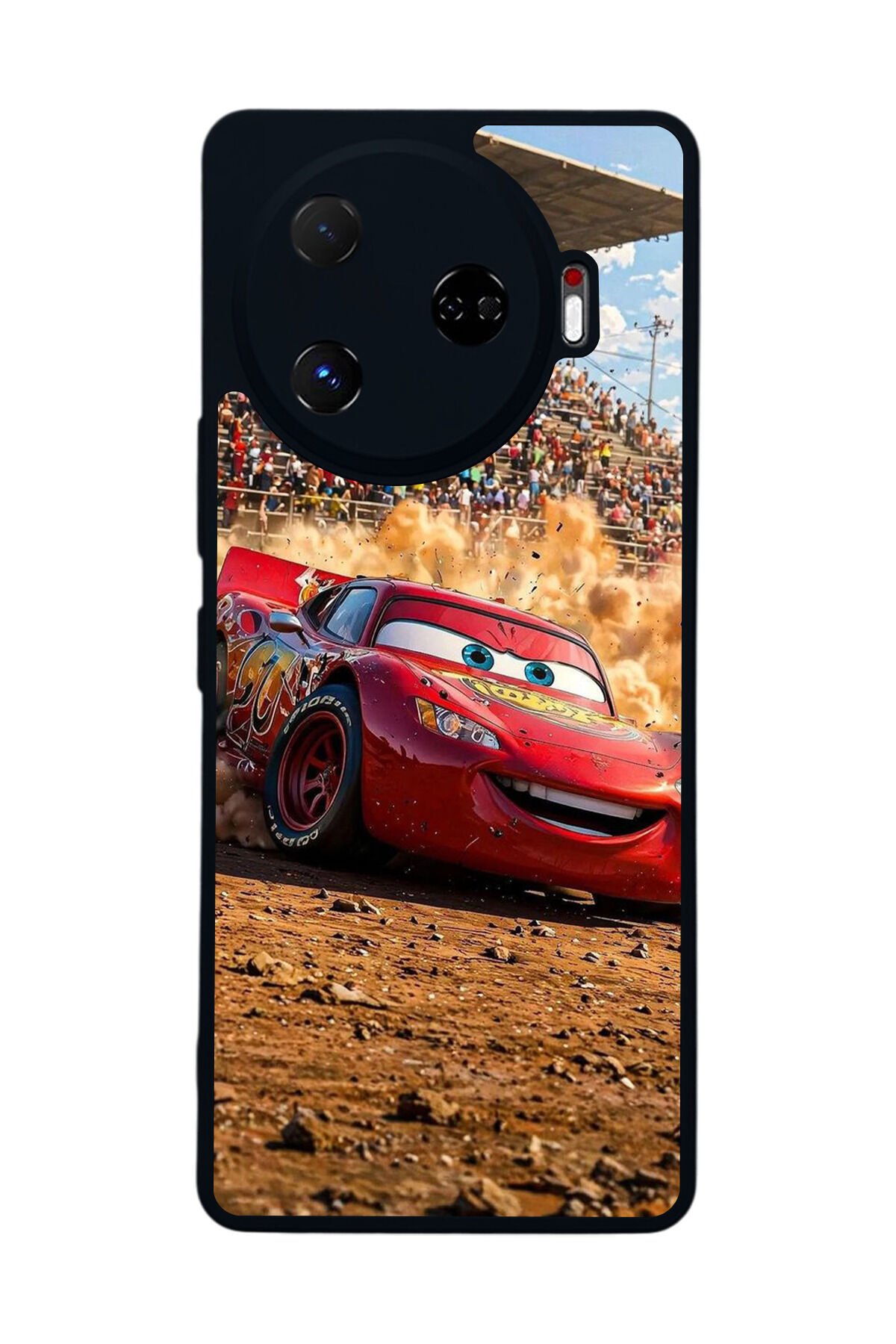 Tecno Camon 30 Pro Uyumlu Şimsek McQueen Tasarımlı Glossy Premium Kılıf