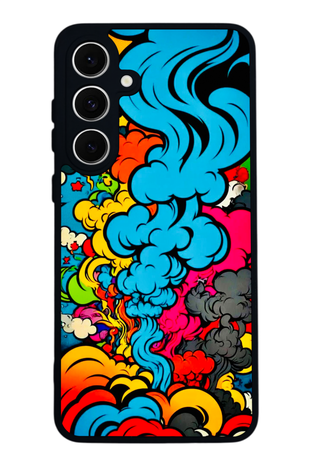 Samsung Galaxy A16 Uyumlu Abstract Tasarımlı Glossy Premium Kılıf