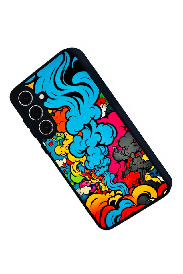 Samsung Galaxy A16 Uyumlu Abstract Tasarımlı Glossy Premium Kılıf