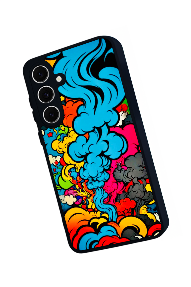 Samsung Galaxy A16 Uyumlu Abstract Tasarımlı Glossy Premium Kılıf