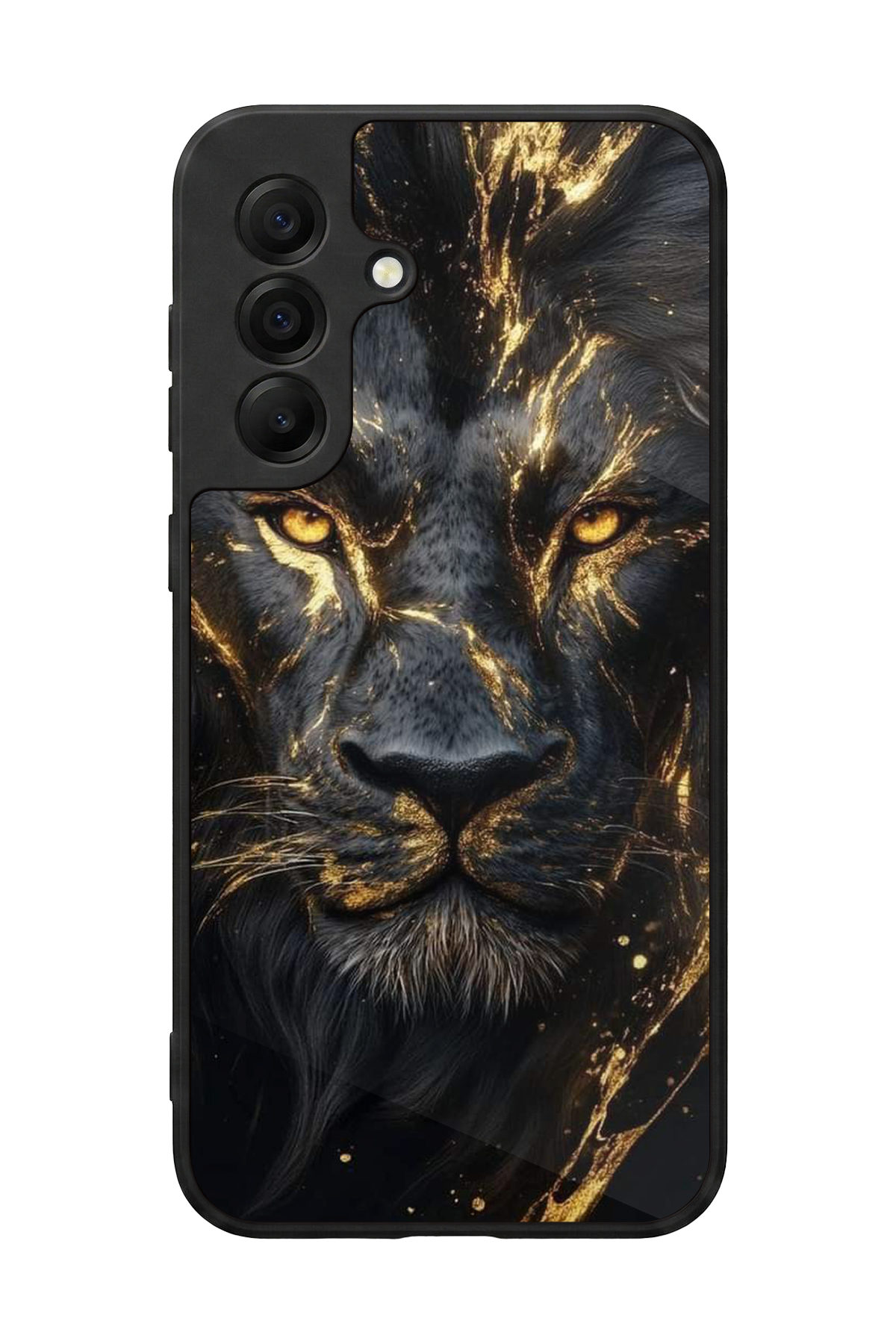 Samsung Galaxy A17 Uyumlu Aslan Tasarımlı Glossy Premium Kılıf