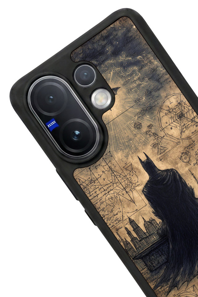 Vivo V60 Uyumlu Batman Tasarımlı Glossy Premium Kılıf