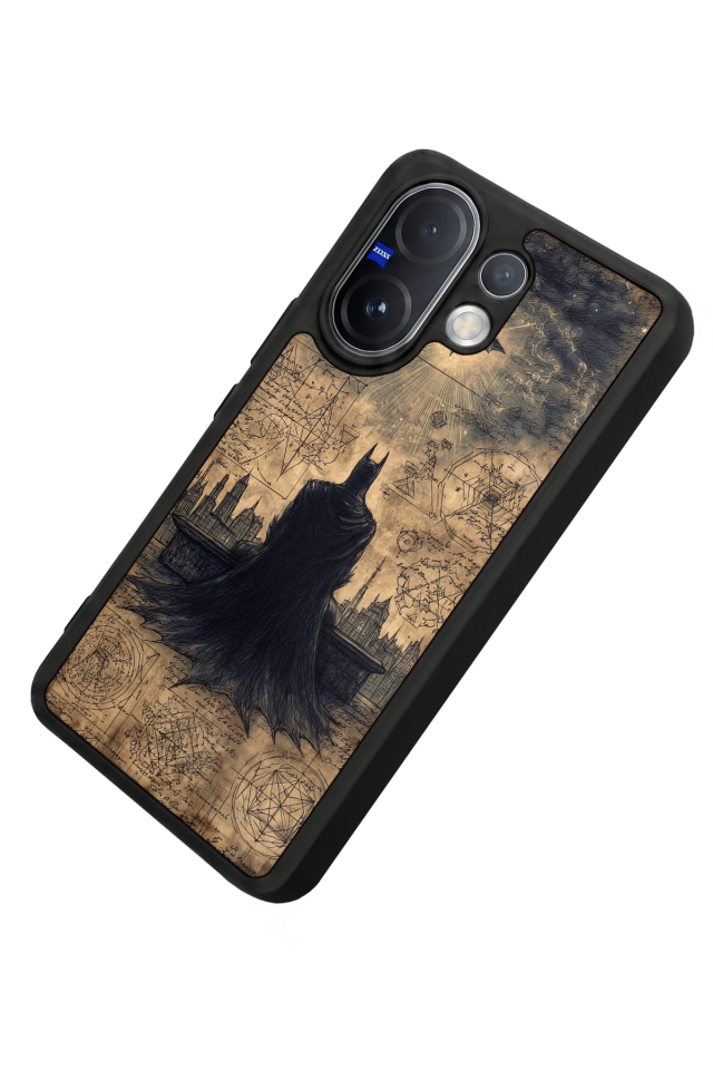 Vivo V60 Uyumlu Batman Tasarımlı Glossy Premium Kılıf