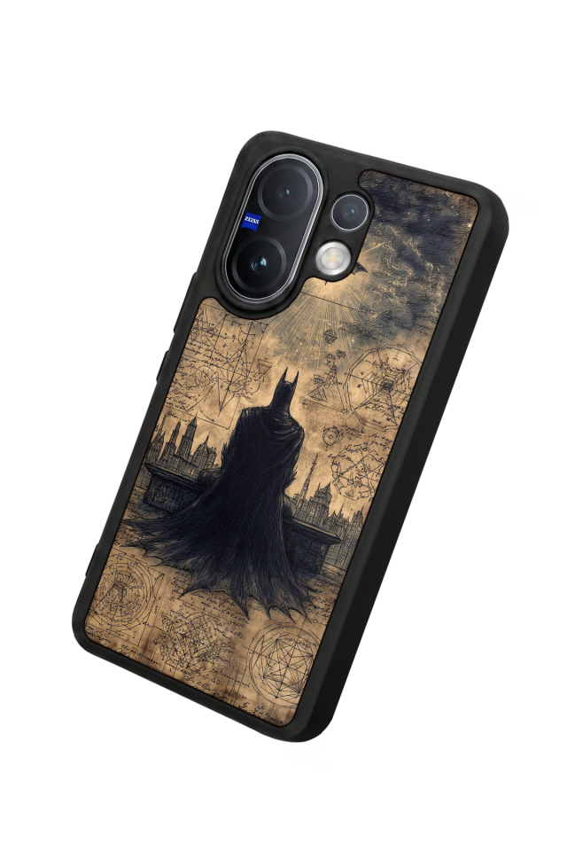 Vivo V60 Uyumlu Batman Tasarımlı Glossy Premium Kılıf