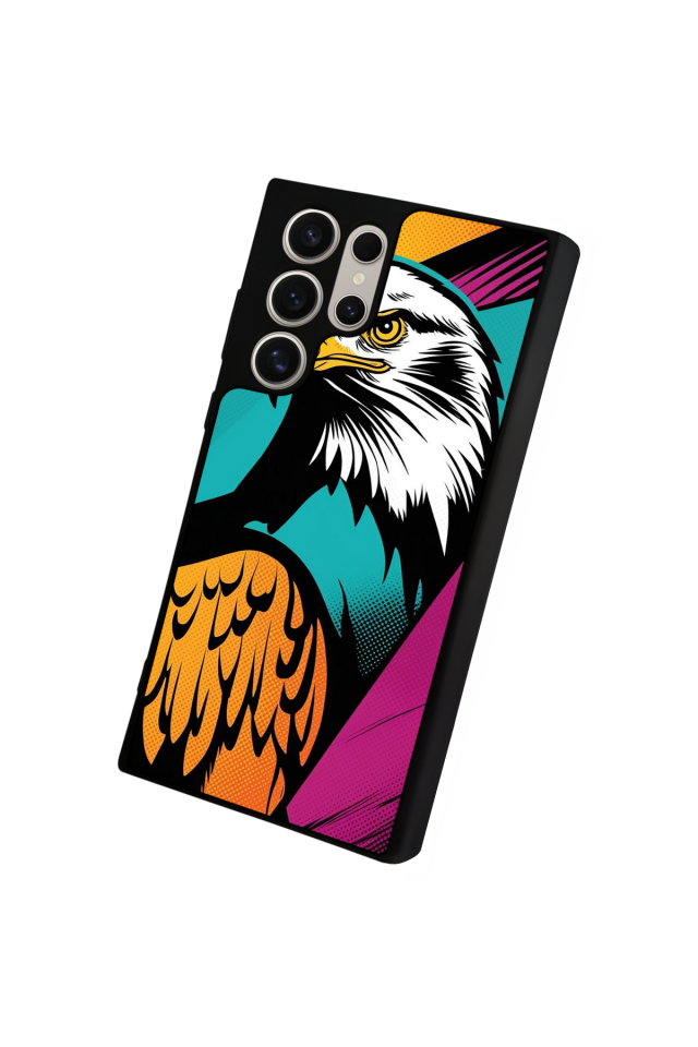 Samsung Galaxy S23 Ultra Uyumlu Besiktas Tasarımlı Glossy Premium Kılıf