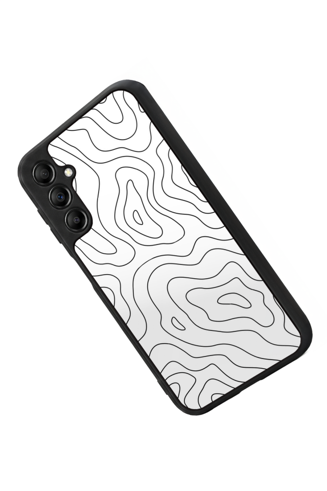 Samsung Galaxy A14 Uyumlu Çizgi Sanatı Tasarımlı Glossy Premium Kılıf