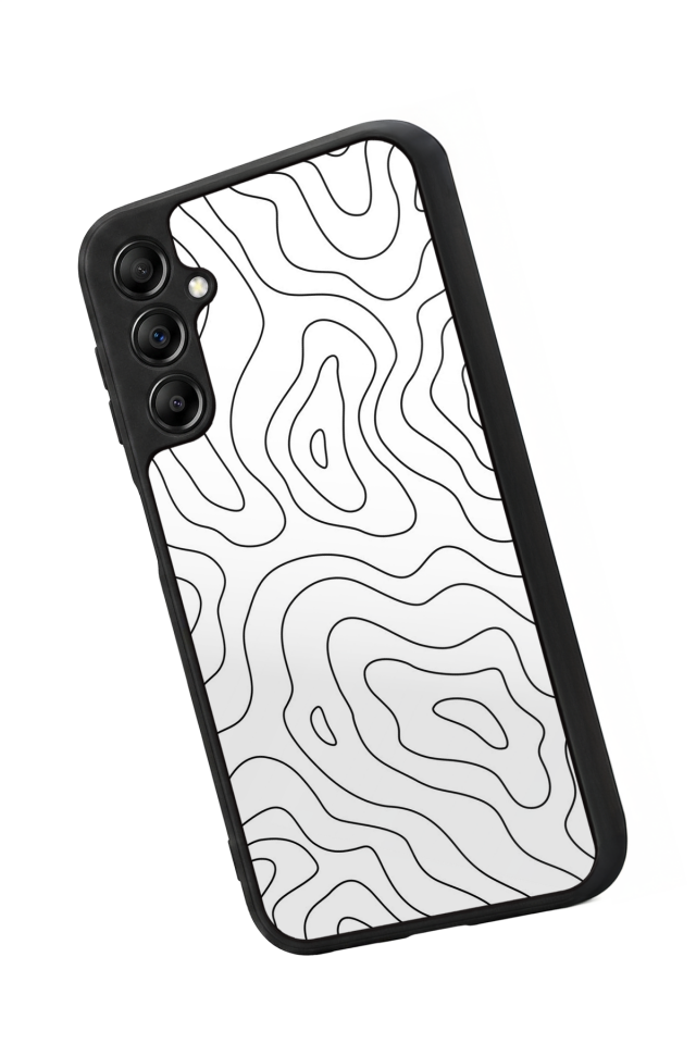 Samsung Galaxy A14 Uyumlu Çizgi Sanatı Tasarımlı Glossy Premium Kılıf