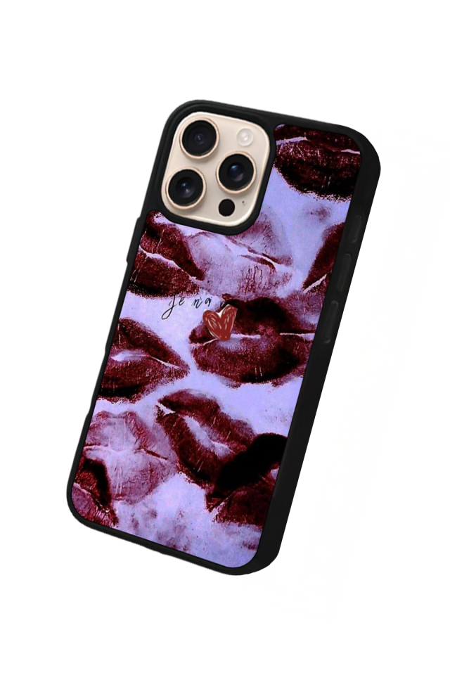 iPhone 15 Pro Uyumlu Dudak Tasarımlı Glossy Premium Kılıf