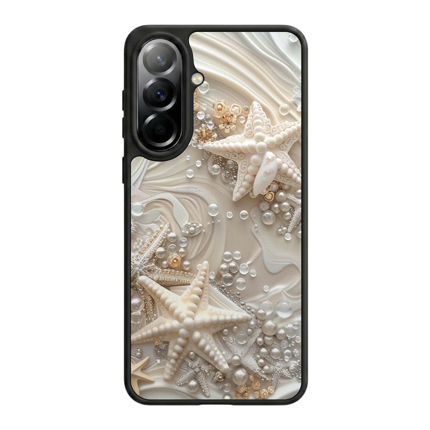 Samsung Galaxy A57 Uyumlu  İnci Tasarımlı Glossy Premium Kılıf