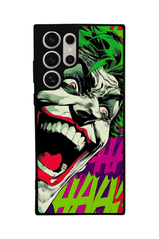 Samsung Galaxy S22 Ultra Uyumlu Joker Tasarımlı Glossy Premium Kılıf