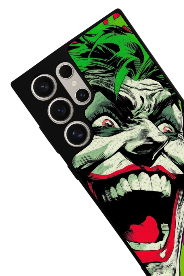Samsung Galaxy S22 Ultra Uyumlu Joker Tasarımlı Glossy Premium Kılıf