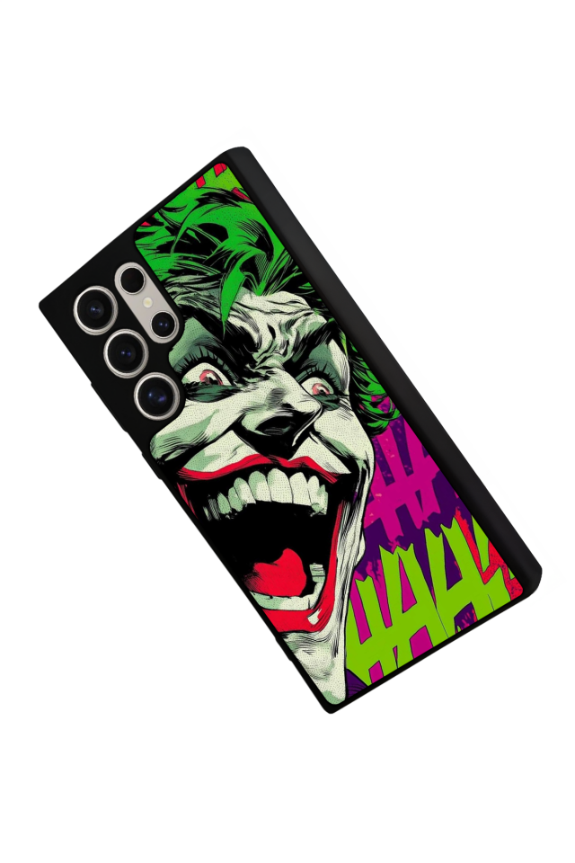 Samsung Galaxy S22 Ultra Uyumlu Joker Tasarımlı Glossy Premium Kılıf