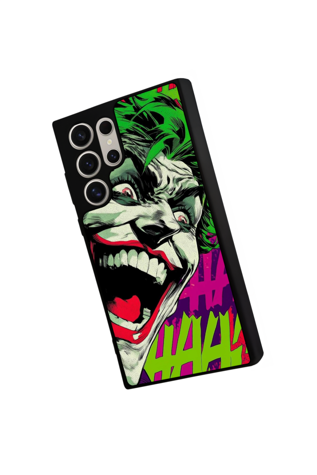 Samsung Galaxy S22 Ultra Uyumlu Joker Tasarımlı Glossy Premium Kılıf