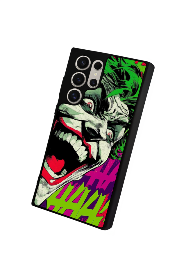 Samsung Galaxy S22 Ultra Uyumlu Joker Tasarımlı Glossy Premium Kılıf