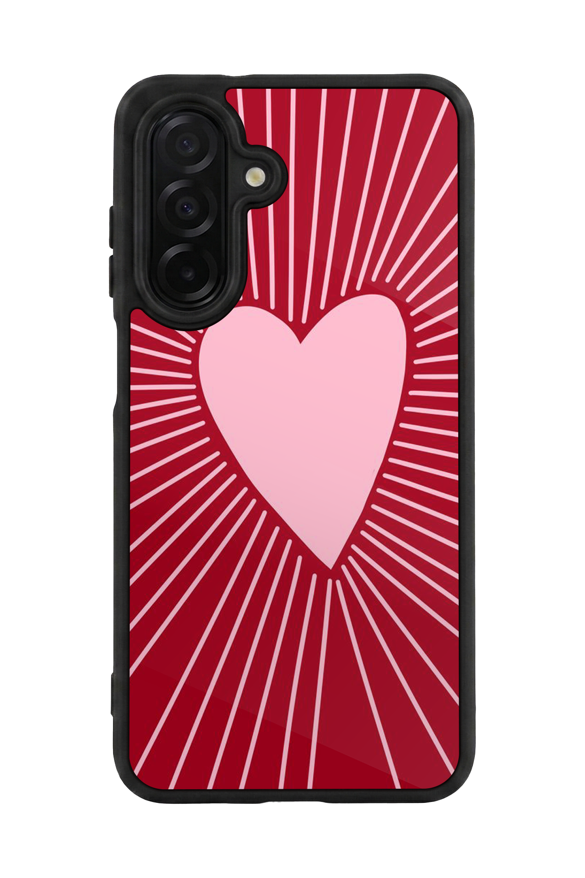 Samsung Galaxy A36 Uyumlu Kalp Love Tasarımlı Glossy Premium Kılıf