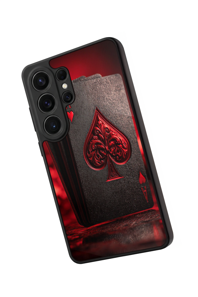 Samsung Galaxy S26 Ultra Uyumlu Kart Tasarımlı Glossy Premium Kılıf