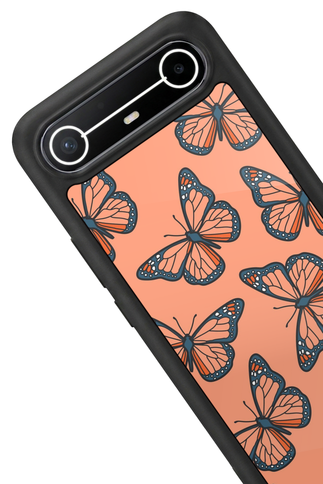 Tecno Spark Slim 5G Uyumlu Kelebek Tasarımlı Glossy Premium Kılıf