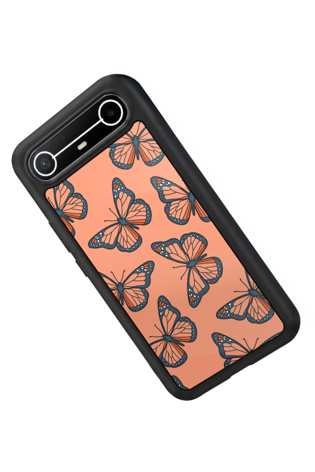 Tecno Spark Slim 5G Uyumlu Kelebek Tasarımlı Glossy Premium Kılıf