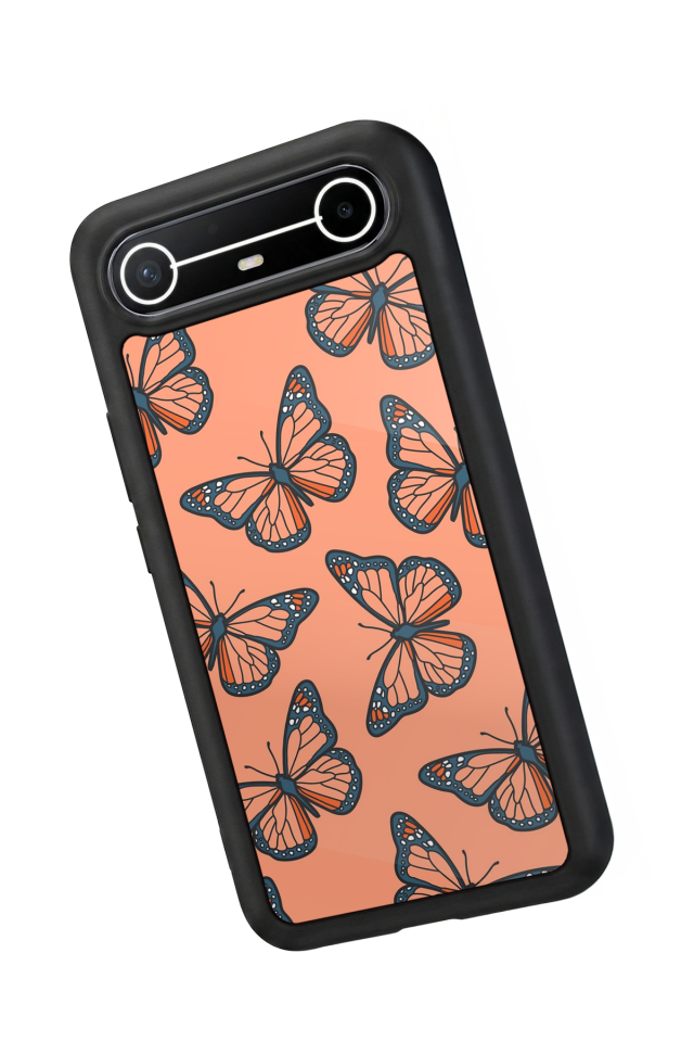 Tecno Spark Slim 5G Uyumlu Kelebek Tasarımlı Glossy Premium Kılıf