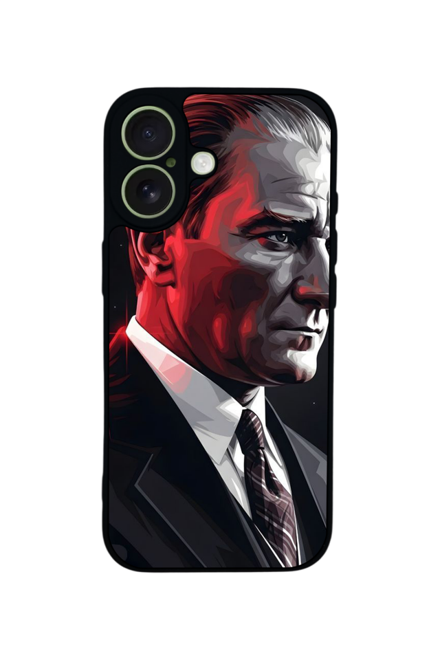 iPhone 17 Uyumlu Mustafa Kemal Ataturk Tasarımlı Glossy Premium Kılıf