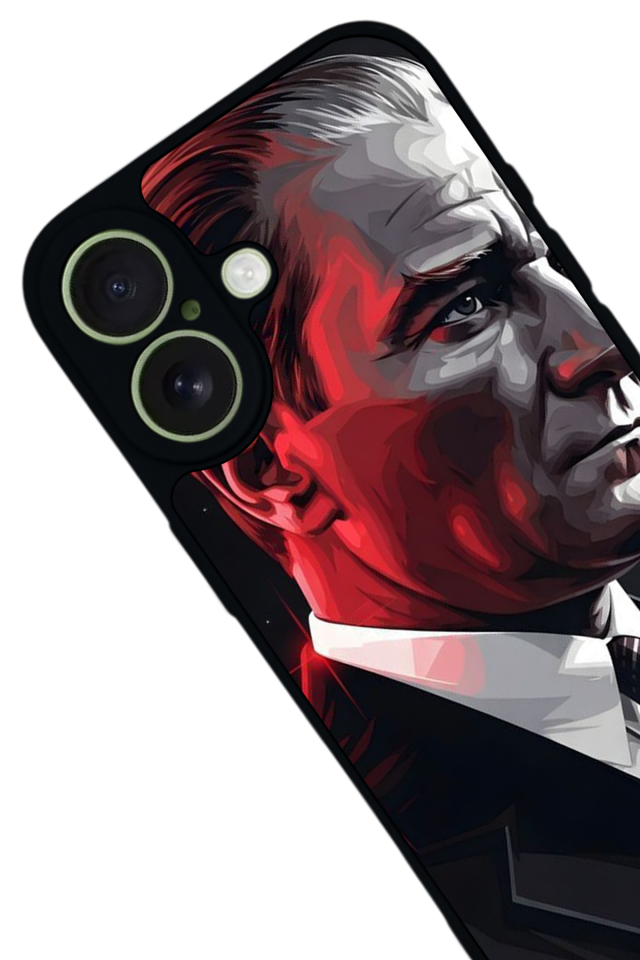 iPhone 17 Uyumlu Mustafa Kemal Ataturk Tasarımlı Glossy Premium Kılıf
