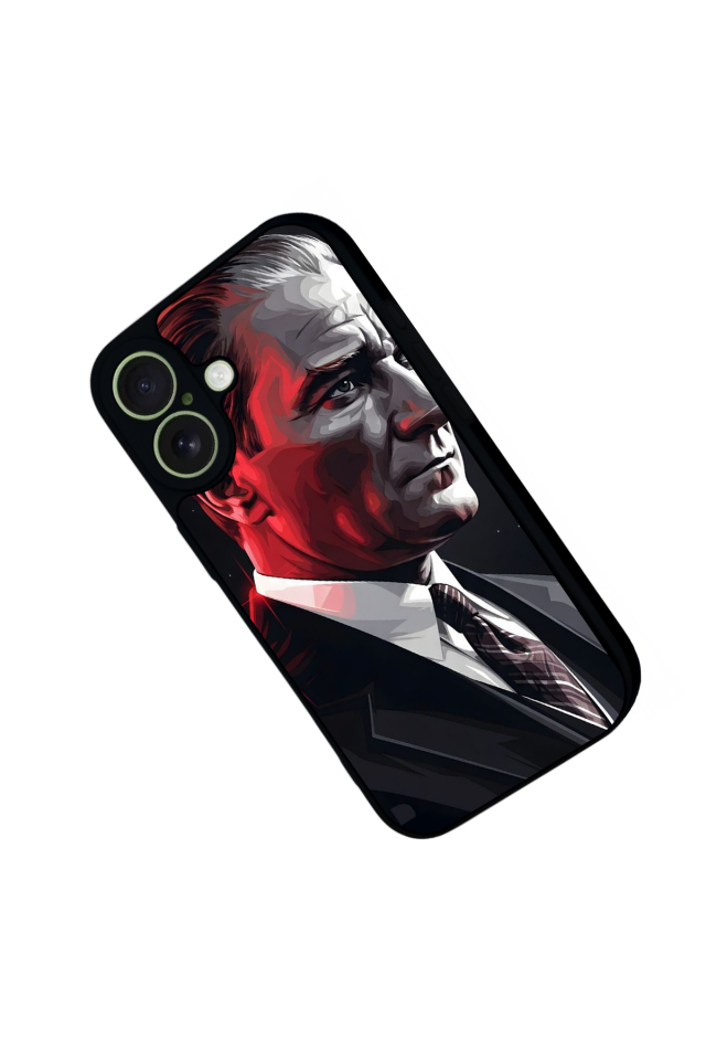 iPhone 17 Uyumlu Mustafa Kemal Ataturk Tasarımlı Glossy Premium Kılıf