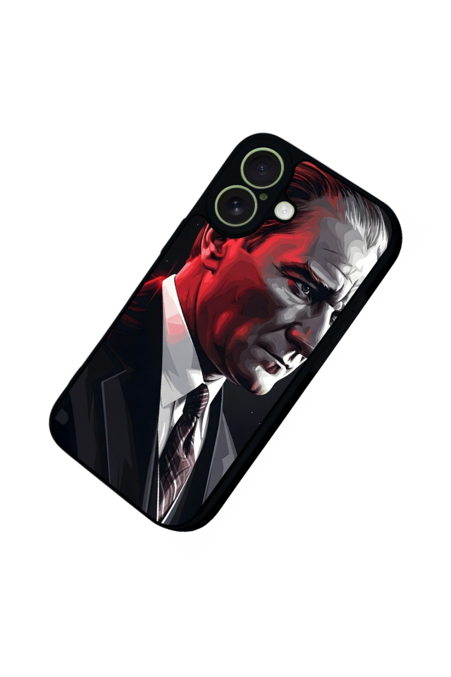 iPhone 17 Uyumlu Mustafa Kemal Ataturk Tasarımlı Glossy Premium Kılıf