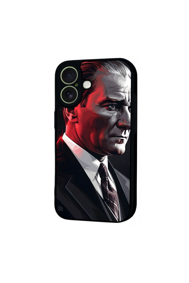 iPhone 17 Uyumlu Mustafa Kemal Ataturk Tasarımlı Glossy Premium Kılıf