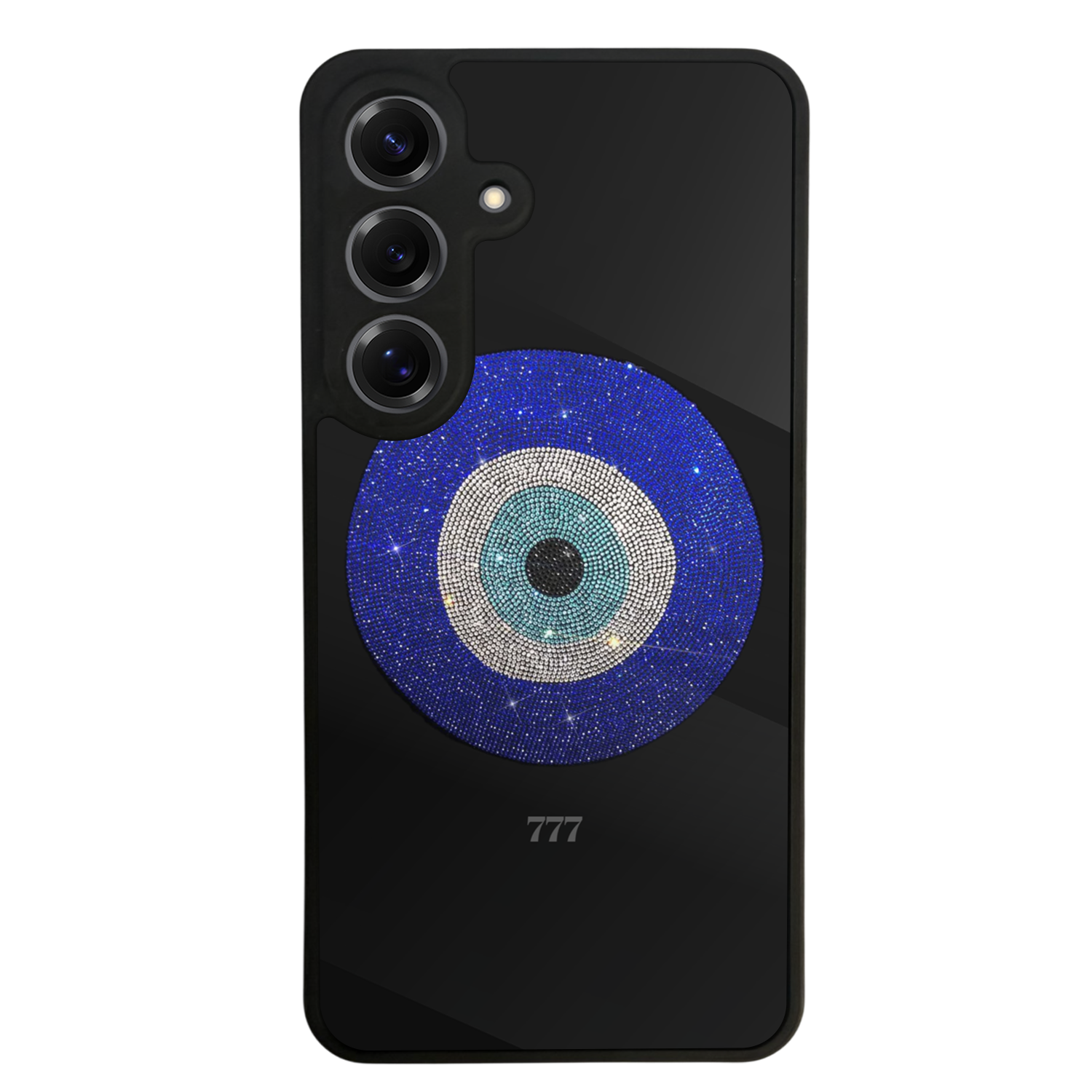 Samsung Galaxy S25 Uyumlu Nazar Tasarımlı Glossy Premium Kılıf