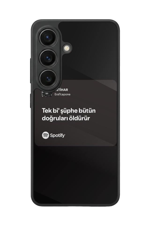 Samsung Galaxy S26 Uyumlu Sarki Sozleri Tasarımlı Glossy Premium Kılıf