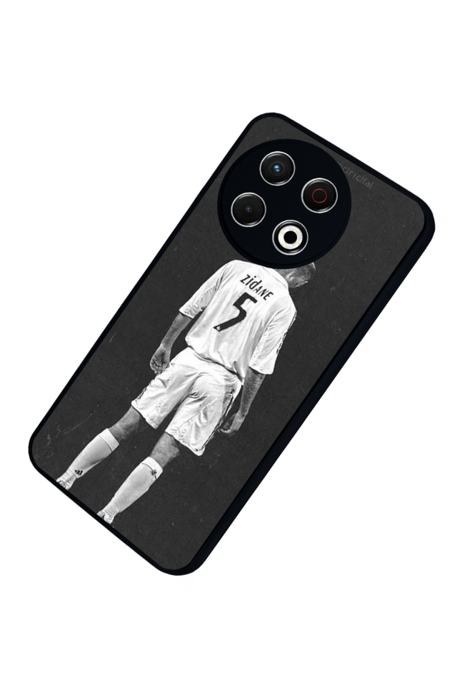 Tecno Spark 30 Pro Uyumlu Zidane Tasarımlı Glossy Premium Kılıf