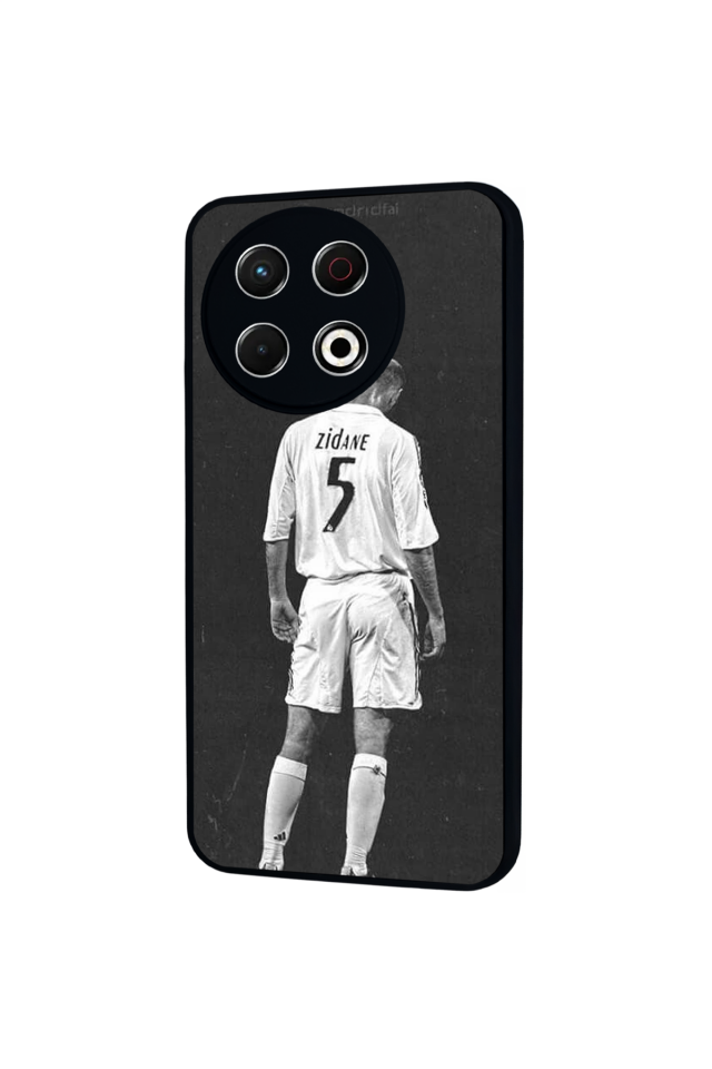 Tecno Spark 30 Pro Uyumlu Zidane Tasarımlı Glossy Premium Kılıf
