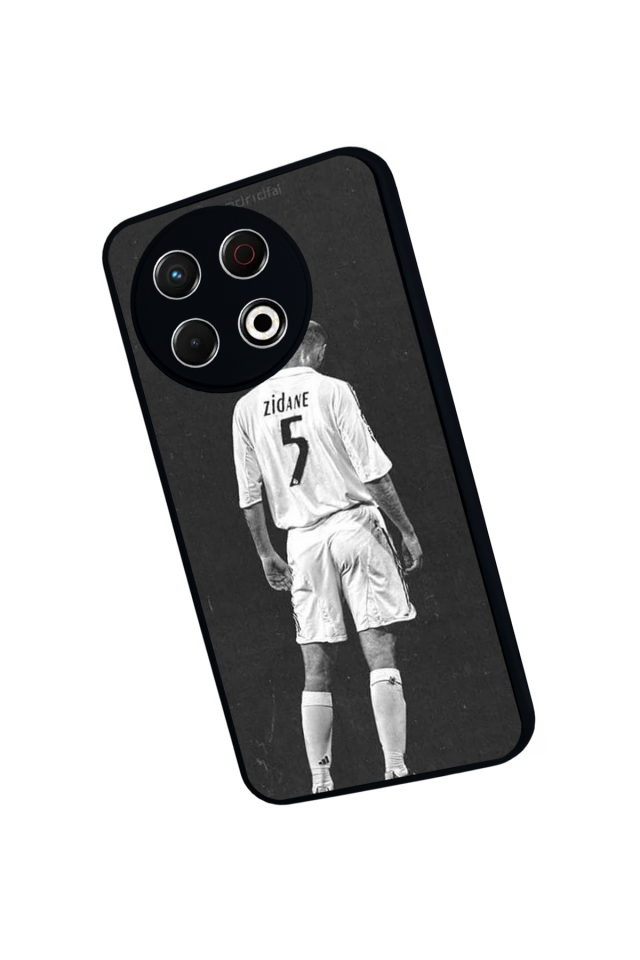 Tecno Spark 30 Pro Uyumlu Zidane Tasarımlı Glossy Premium Kılıf