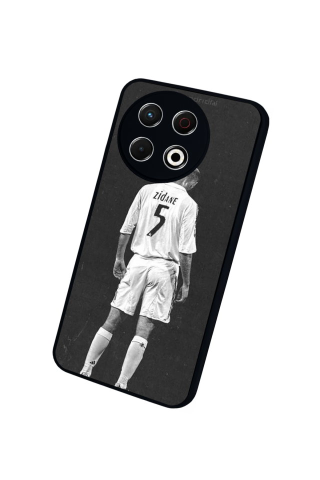 Tecno Spark 30 Pro Uyumlu Zidane Tasarımlı Glossy Premium Kılıf
