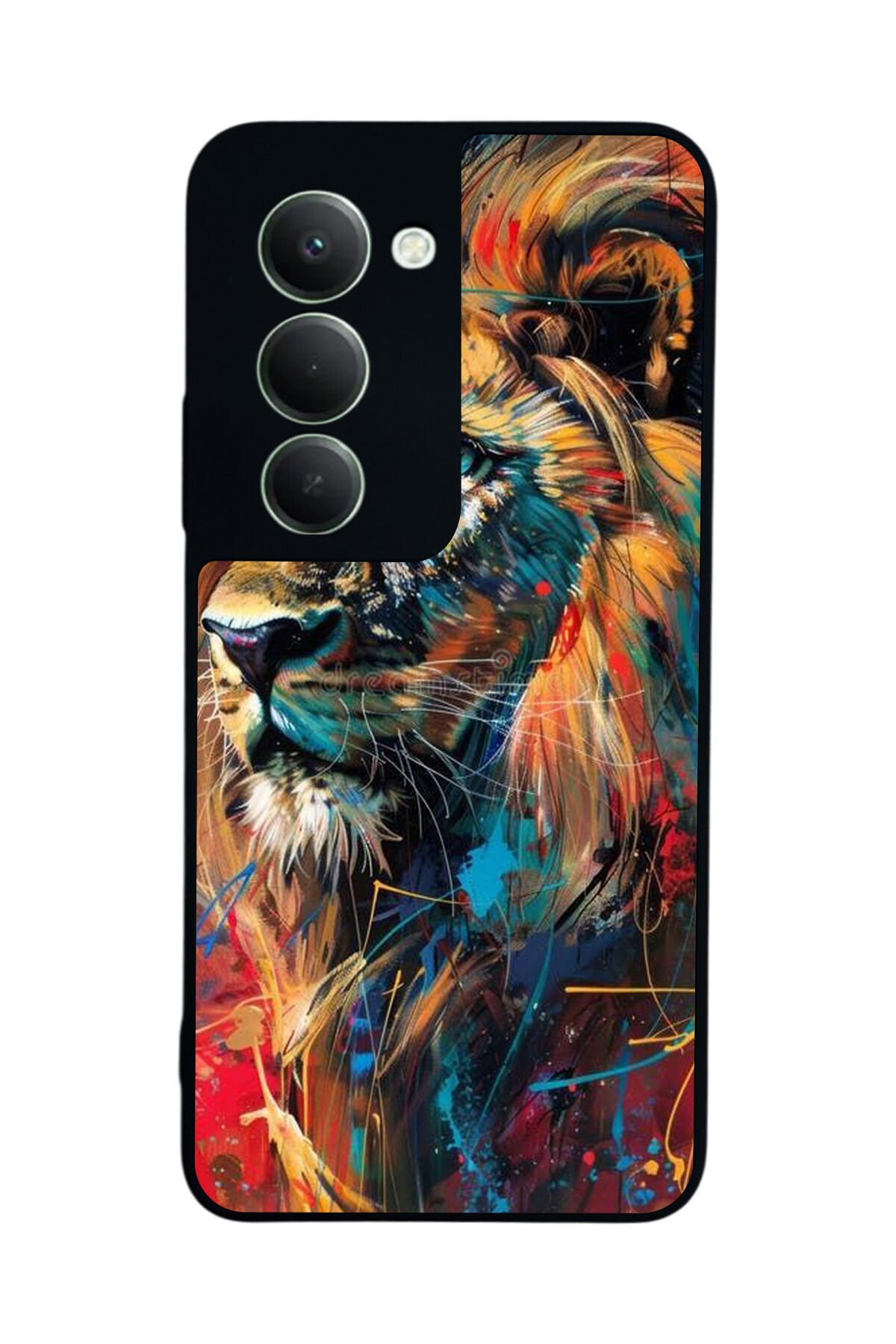 Xiaomi Redmi 15 5G Uyumlu Aslan Tasarımlı Glossy Premium Kılıf