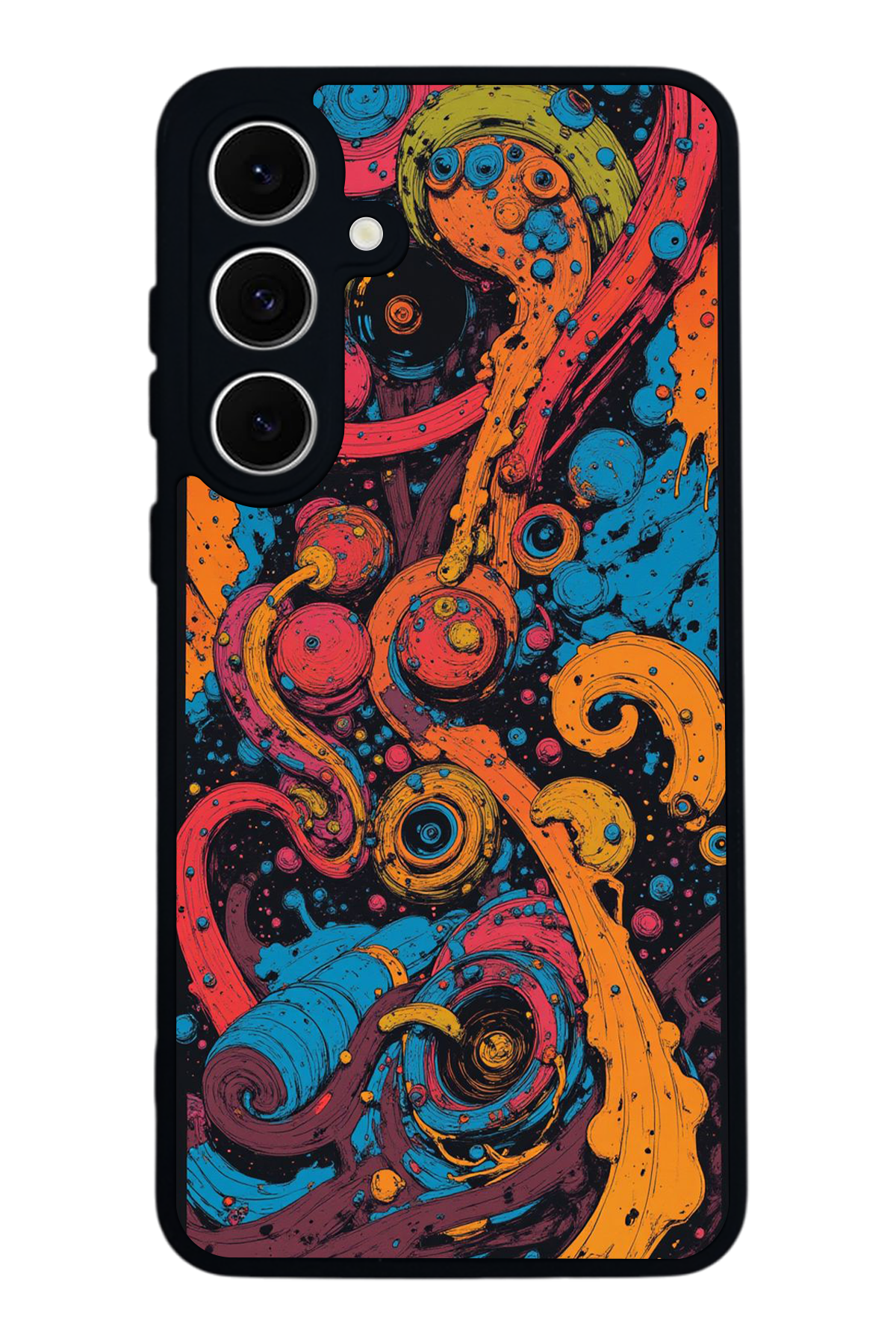 Samsung Galaxy A16 Uyumlu Abstract Tasarımlı Glossy Premium Kılıf