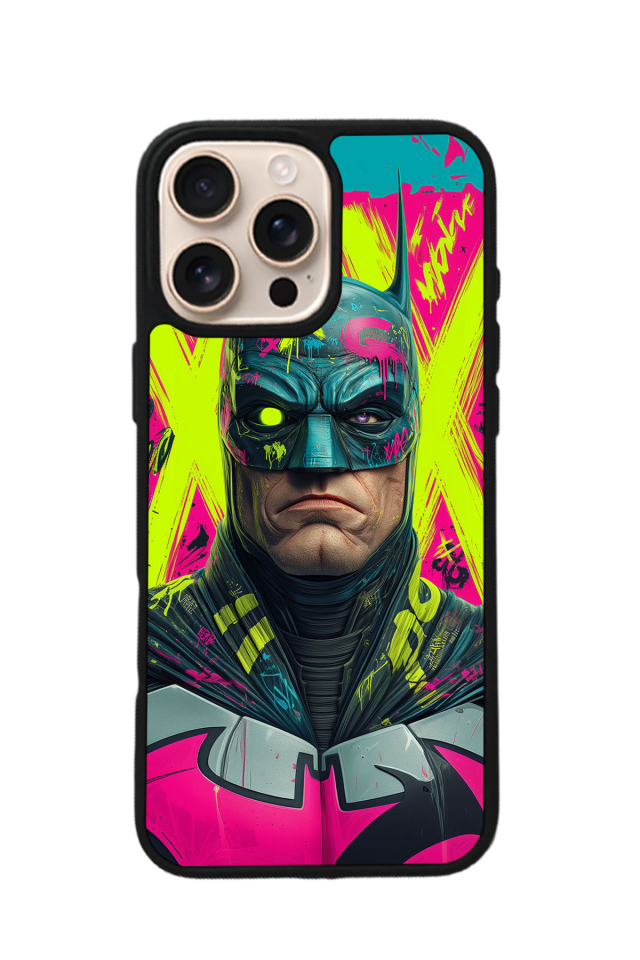 iPhone 16 Pro Max Uyumlu Batman Tasarımlı Glossy Premium Kılıf