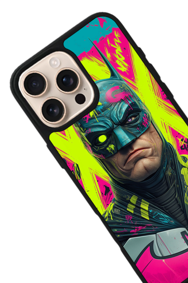 iPhone 16 Pro Max Uyumlu Batman Tasarımlı Glossy Premium Kılıf