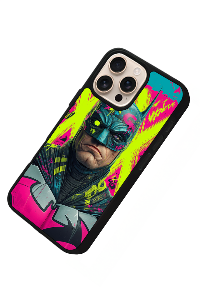 iPhone 16 Pro Max Uyumlu Batman Tasarımlı Glossy Premium Kılıf