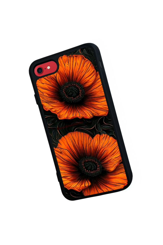 iPhone 7 Uyumlu Botanik Tasarımlı Glossy Premium Kılıf