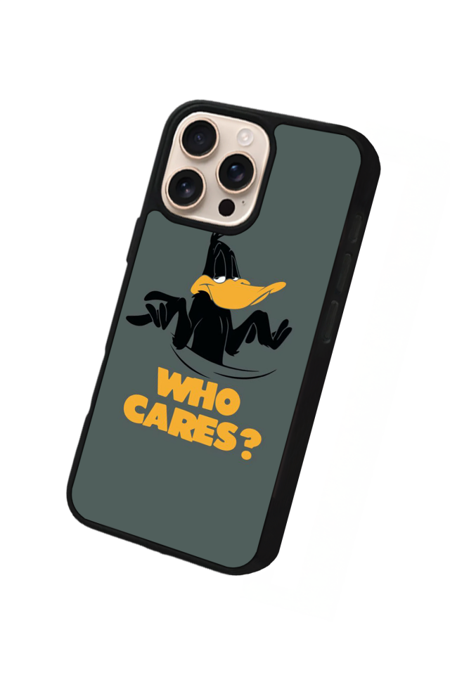 iPhone 14 Pro Uyumlu Daffy duck Tasarımlı Glossy Premium Kılıf