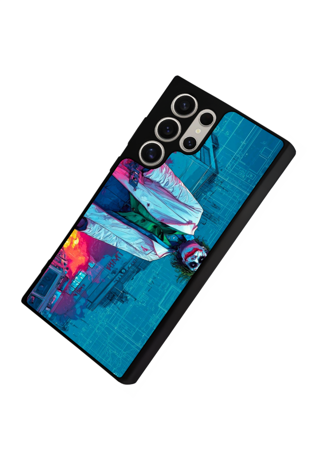 Samsung Galaxy S22 Ultra Uyumlu Joker Tasarımlı Glossy Premium Kılıf