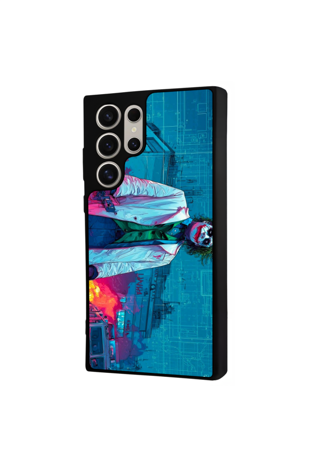 Samsung Galaxy S22 Ultra Uyumlu Joker Tasarımlı Glossy Premium Kılıf