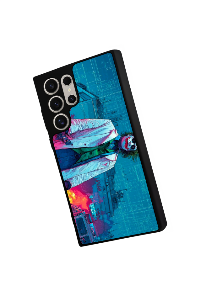 Samsung Galaxy S22 Ultra Uyumlu Joker Tasarımlı Glossy Premium Kılıf