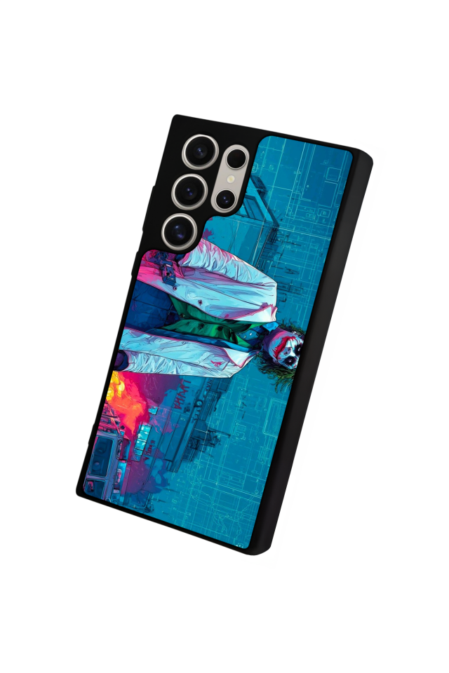Samsung Galaxy S22 Ultra Uyumlu Joker Tasarımlı Glossy Premium Kılıf