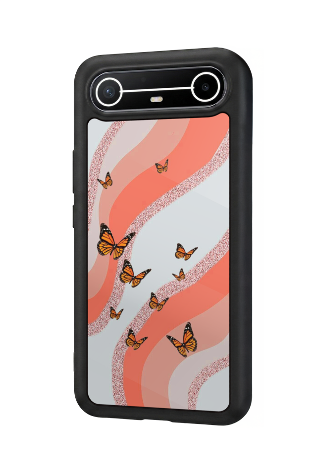Tecno Spark Slim 5G Uyumlu Kelebek Tasarımlı Glossy Premium Kılıf