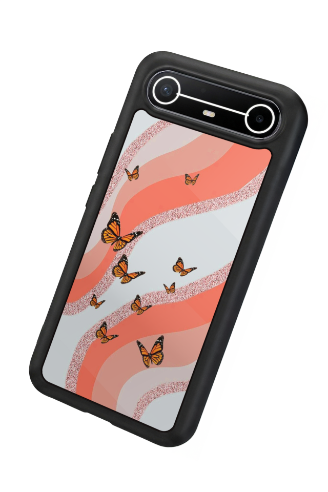 Tecno Spark Slim 5G Uyumlu Kelebek Tasarımlı Glossy Premium Kılıf