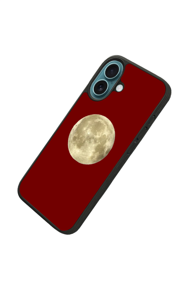 iPhone 16 Plus Uyumlu Kirmizi Tasarımlı Glossy Premium Kılıf