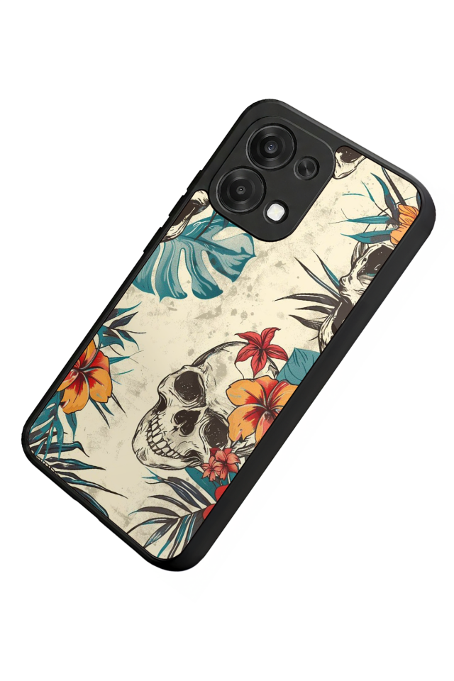 Oppo A6 Pro Uyumlu KuruKafa Tasarımlı Glossy Premium Kılıf
